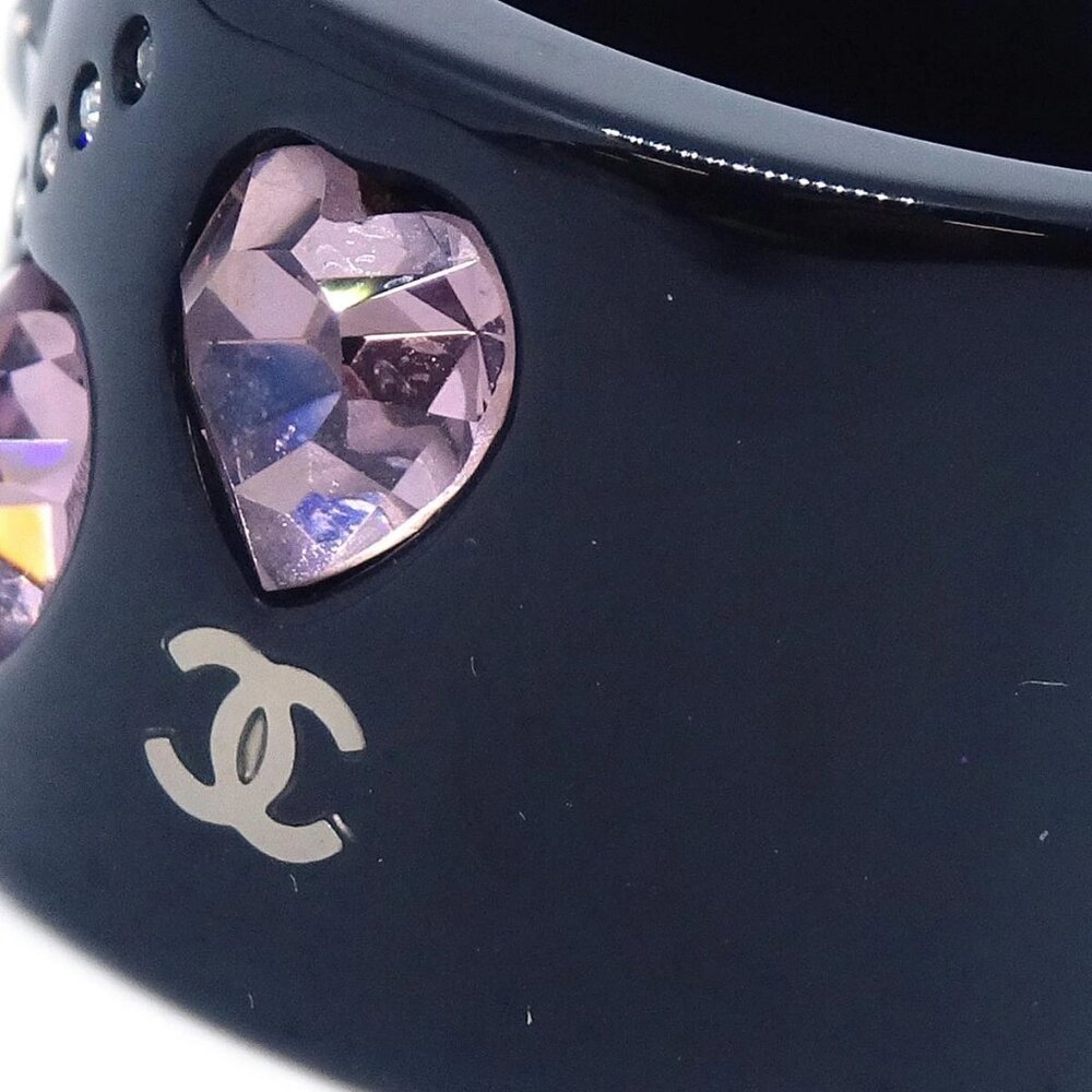 Chanel Ring Black Acrylic Rhinestone - Picture 3 of 8